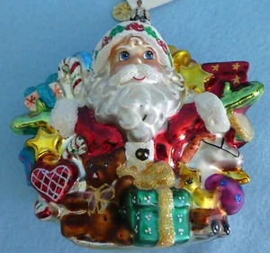 Christopher Radko KRANZ DES GUTEN JUBELS Weihnachtsschmuck September 2001 Neu mit Etikett - Bild 1 von 6