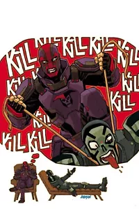 FOOLKILLER POSTER by JOHNSON 24 x 36 BRAND NEW ROLLED IN TUBE COMIC KINGS - Picture 1 of 2