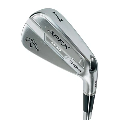 Callaway Apex Pro 7 Iron Tungsten FL2 True Temper Elevate MPH Steel Stiff 37" RH - Image 1 of 4