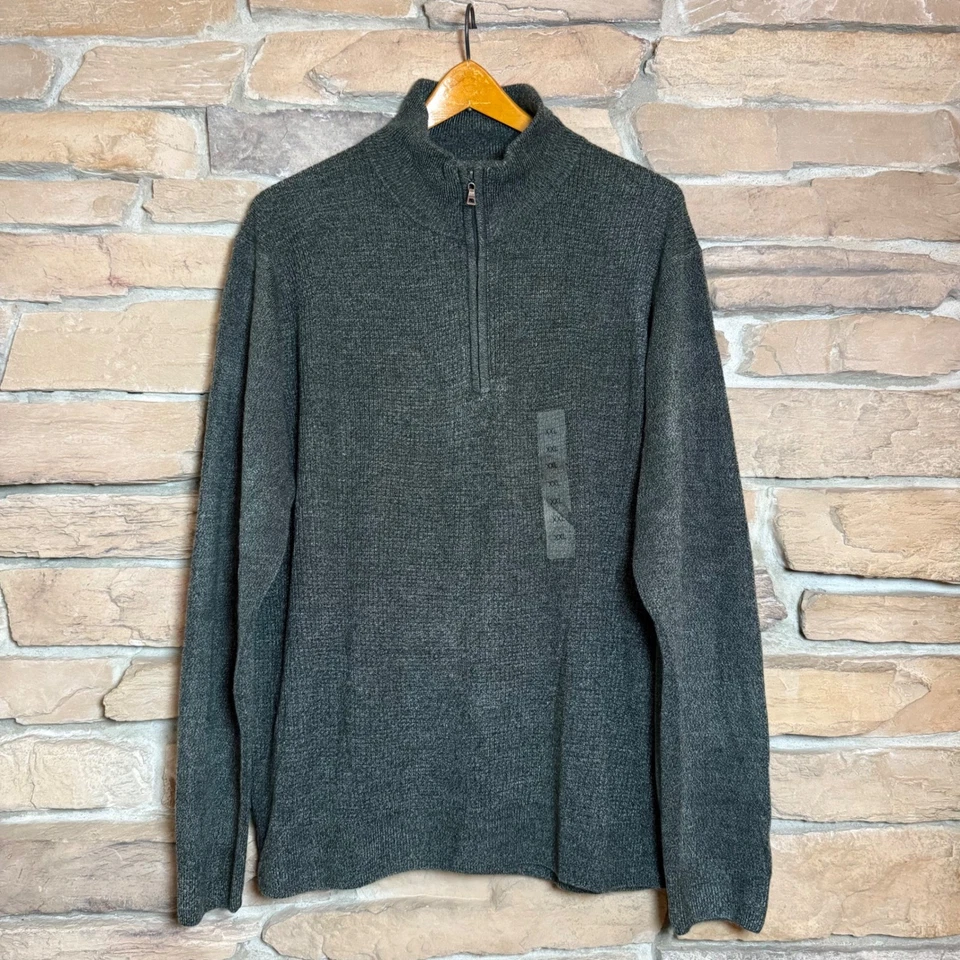 Weatherproof Vintage Men's Evergreen Half Zip Sweater Pullover XXL - Image 1 of 4