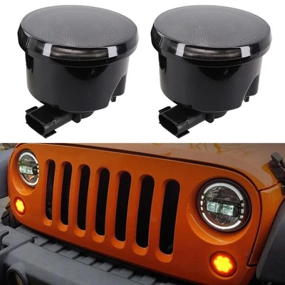 Waterproof Shockproof Dustproof Perfectly Sealed LED Turn Signals for Jeep JK - Image 1 of 4