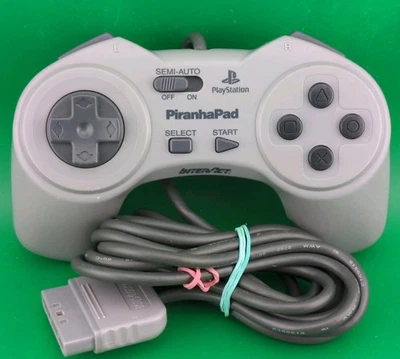 Controle remoto Playstation 1 cinza PiranhaPad *Testado, Funciona* - Imagem 1 de 4