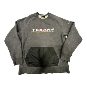 Houston Texans Nike Team Apparel Crewneck Pullover Sweater Size L Gray - Picture 1 of 9