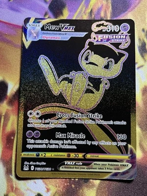 Pokemon Lost Origin Mew VMAX TG30/TG30 Trainer Gallery Gold Full Art NM - Image 1 of 2