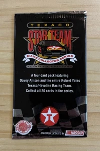 1992 Maxx Davey Allison Texaco Star Team Nascar Collector Card Pack Unopened - Picture 1 of 2