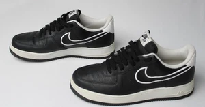 Nike Men's Air Force 1 '07 Leather Shoes 2018  CD4 Black AJ7280-001 Size US:10 - Picture 1 of 12