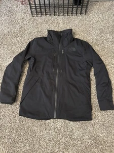 The North Face Men Large Black Apex Flex Gore-Tex All Weather Proof Jacket Coat - Picture 1 of 9