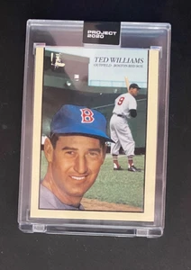 Ted Williams #90 Topps Project 2020 de Oldmanalan nuevo con caja - Imagen 1 de 3