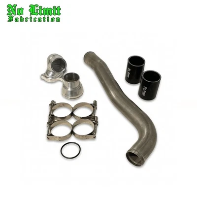 No Limit Fabrication Raw Upper Coolant Hose Kit For 11-16 Ford 6.7L Powerstroke - Image 1 of 2