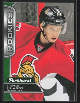 Thomas Chabot 2016-17 Upper Deck Parkhurst Rookie Green #379 Ottawa Senators - Image 1 of 3