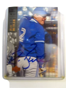 Signed Autographed Rob Butler 1994 Upper Deck #176 Toronto Blue Jays - Picture 1 of 1