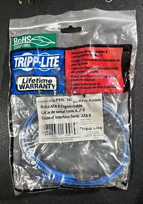 Tripp-Lite P950-361 Serial ATA II Signal Cable 36" - Image 1 of 2