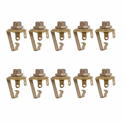 (10) Pack 1/4 Inch Instrument Guitar Audio Phone Phono Jack Mono Open Circuit - Image 1 of 4