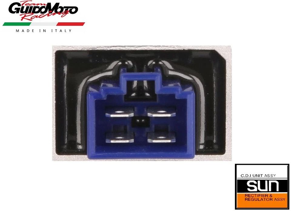 REGOLATORE TENSIONE SCOOTER MOTOCICLI CICLOMOTORI  BETA YAMAHA MBK 175315 - Immagine 1 di 1