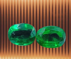 14-16 ct. Natural Colombian Emerald *Extra Fine* Color IGL Certified Pair S - Picture 1 of 7