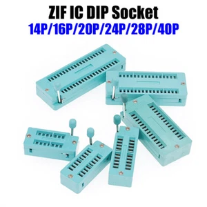 14 16 20 24 28 40 pines prueba DIP universal enchufe tipo zif ic enchufes estrechos/anchos - Imagen 1 de 19