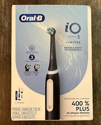 Cepillo de dientes eléctrico recargable Oral-B iO Series 3 Limited negro Foto 1 de 4