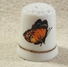 Monarch Butterfly Collectible Porcelain Thimble