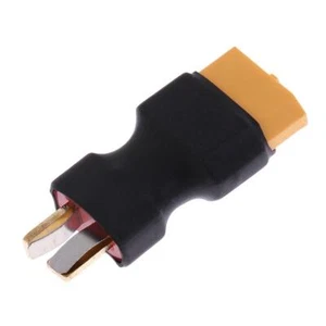 XT60 Female to Deans T Plug Connector Male Conversion Adapter for RC Car Kit - Picture 1 of 3