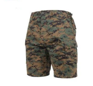 Woodland Digital Camouflage Military BDU Button Fly Cargo Shorts 65412 Rothco - Picture 1 of 1