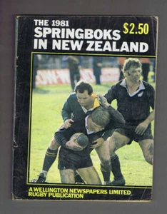 #WW.  NEW ZEALAND  RUGBY UNION MAGAZINE - SPRINGBOKS  IN NEW ZEALAND 1981 - Bild 1 von 1