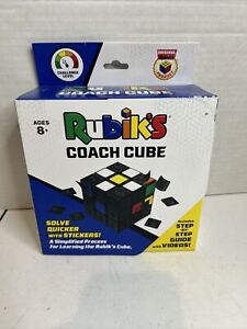 NEW SEALED Rubik’s Coach Cube Learn to Solve 3x3 Cube WITH STICKERS PUZZLE GAME