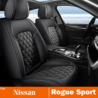 Car 2-Seat Covers Front Row Faux Leather Pad For NISSAN Rogue Sport 2017-2019 - Изображение 1 из 4