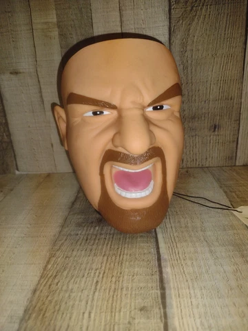 Vintage WCW Wrestling Goldberg Head Mug Coffee Cup Plastic NWO 1999 10oz Cover