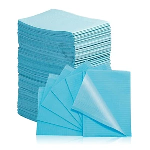 Patient Bibs 125pcs Dental & Tattoo 3-ply Water & Tear Proof ALL COLORS - Picture 1 of 8
