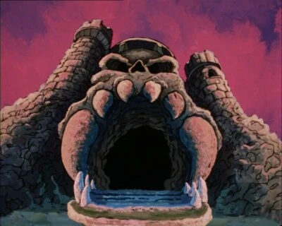 Telón de fondo diorama escala 1/6 HE-MAN MOTU Castillo Grayskull IKEA Detolf 15x15 Foto 1 de 4