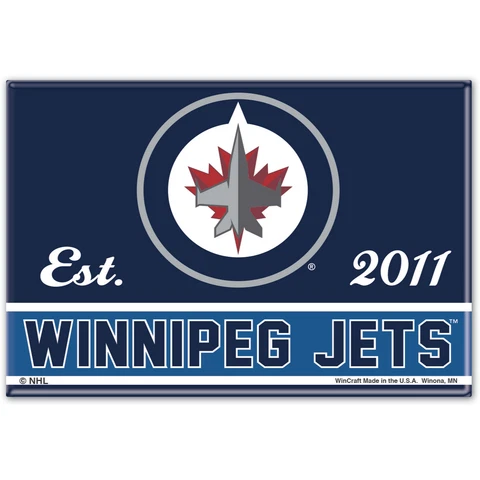 WinCraft Winnipeg Jets 2.5'' x 3.5'' Fridge Magnet Cover
