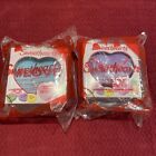 Vintage 2015 McDonald’s Sweethearts Plush Valentine Happy Meal Toys #3 & #9 New