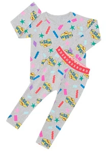 Bonds Kids The Wiggles Wiggly Shapes Pyjama's Set Long Sleeve & Pants New - Picture 1 of 3