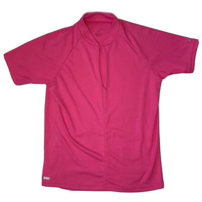 Camiseta de ciclismo para mujer Nike grande Dri-Fit rosa tres bolsillos Foto 1 de 4