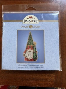 Jim Shore Weihnachtswichtel mit Baummühle Hügel Kreuzstich Ornament Kit - Bild 1 von 1