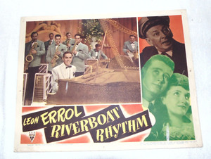 Riverboat Rhythm RKO Leon Errol 1945 Movie Lobby Card #31