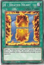 H - Heated Heart SDHS-EN028 Common Yu-Gi-Oh Card 1st Edition New