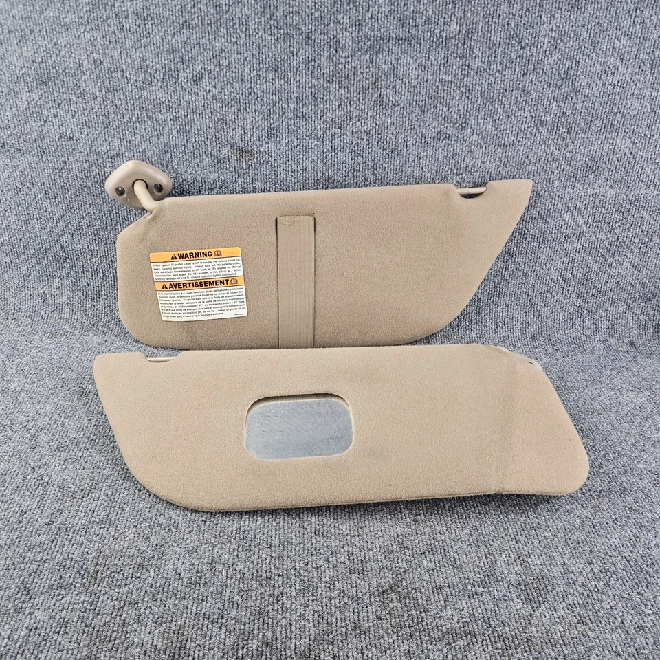 Juego de parasol Ford F250 F350 Excursion 1999-2007 conductor pasajero marrón OEM Foto 1 de 4