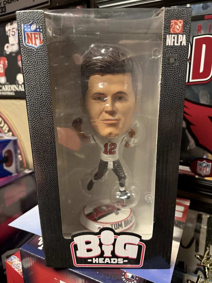 Tom Brady Tampa Bay Buccaneers Bighead Bobblehead Variante Big Head #/72 Foco Foto 1 de 1