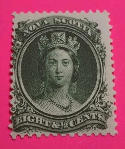 QV Nova Scotia Sc#11 1860s 8.1/2.MOG (0507-10)) - Picture 1 of 2