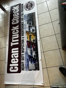 CARB Clean Truck Check Banner 8 ‘x3’ Brand New For Big Diesel - Picture 1 of 3