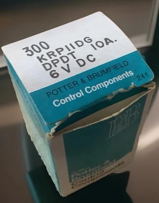 Potter Brumfield Components Control  300 KRPAIIDG- DODT -6V 10A 6V AC - Image 1 of 4