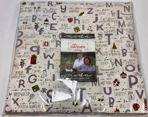 Moda On Dasher Layer Cake By Sweetwater 42 - 10" X 10" Squares New HTF Gorgeous - Picture 1 of 5