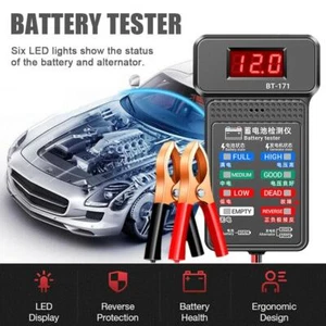 Digital Car Battery Tester Automotive Cranking Charging Analyze Xmas. Test F7O2 - Picture 1 of 14