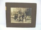 Antique Photograph Waterville, ME Men Fishing Woods Wirth Beer Canoes WA JUDGE