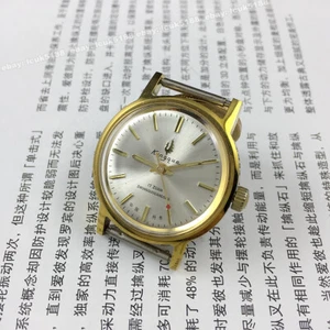 Reloj Mecánico Manual Liaoning Peacock Original 33mm Amarillo Plata - Imagen 1 de 5