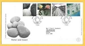 ROYAL MAIL 2000 FDC - WATER & COAST - Shs LLANELLI (Wales) - Picture 1 of 1