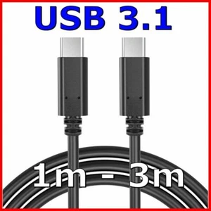 USB 3.1 Type-C Male to USB C Male Sync PD Charging Cable Type C for MacBook Pro - Picture 1 of 15