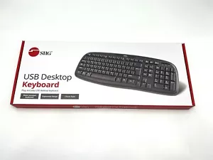 SII KB USB Desktop Keyboard JK-US0012-S1 - Black - Picture 1 of 4