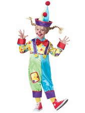 COSTUME CARNEVALE INCHARACTER CLOWN BAMBINO TAGLIA 18/24 MESI